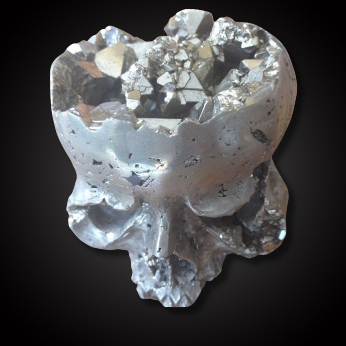 PYRITE SKULL