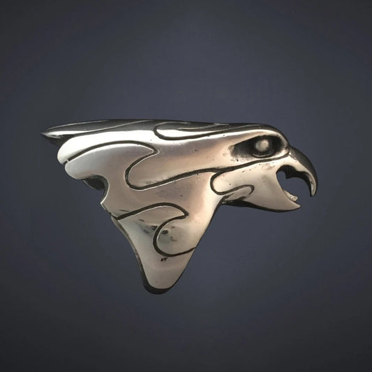 silver eagle ring