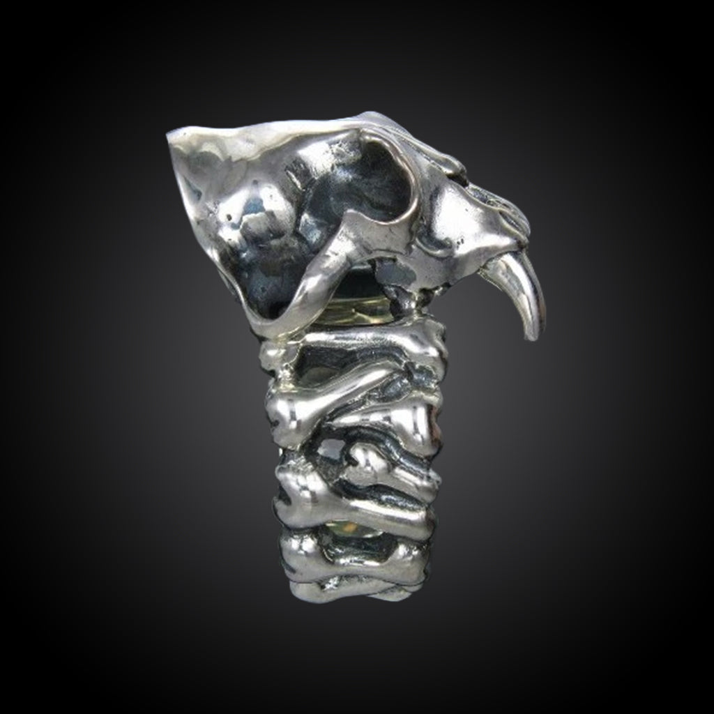 sterling silver Saber Tooth Ring