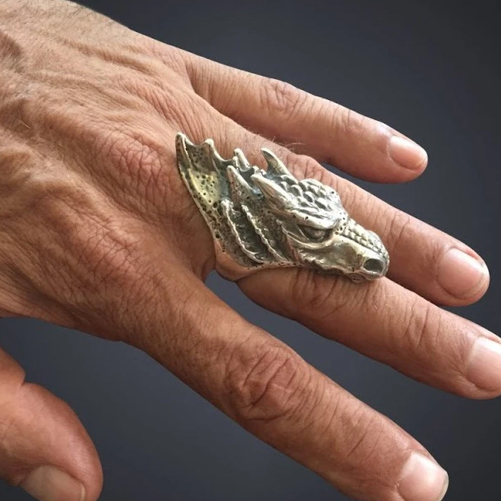 dragon ring silver