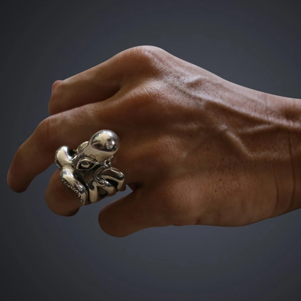 mens octopus ring
