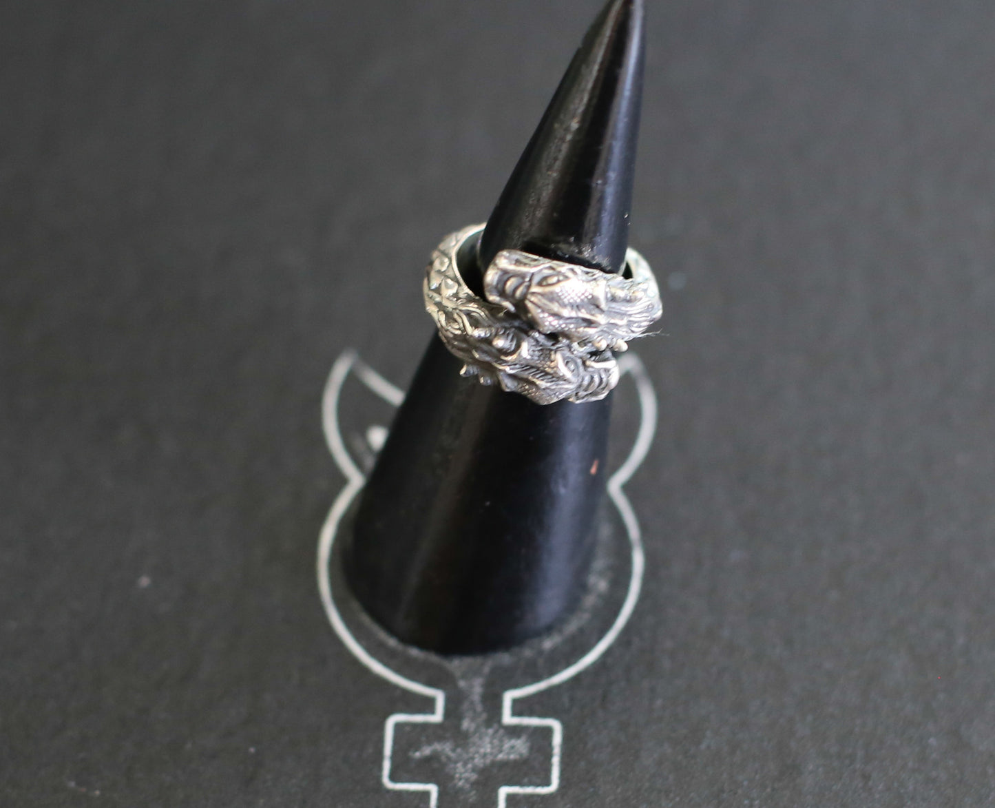 2 Headed Dragon Ring