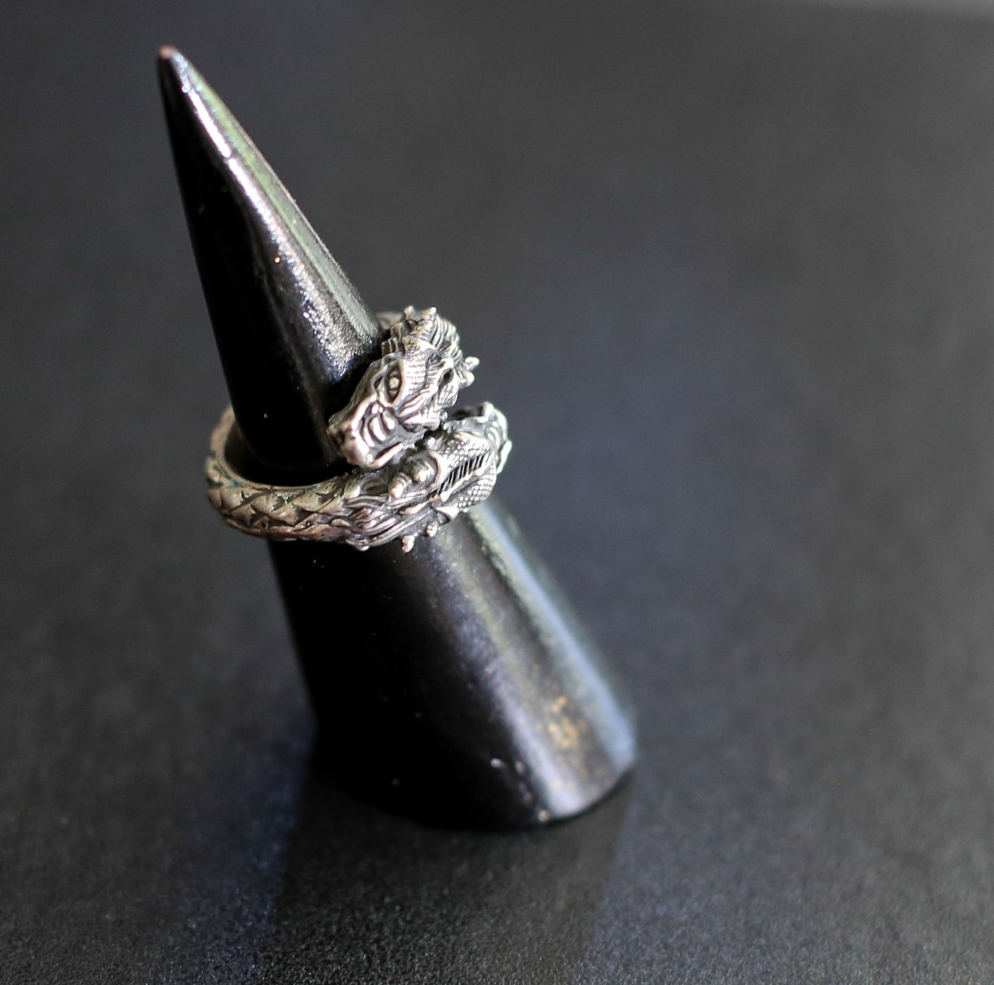 2 Headed Dragon Ring