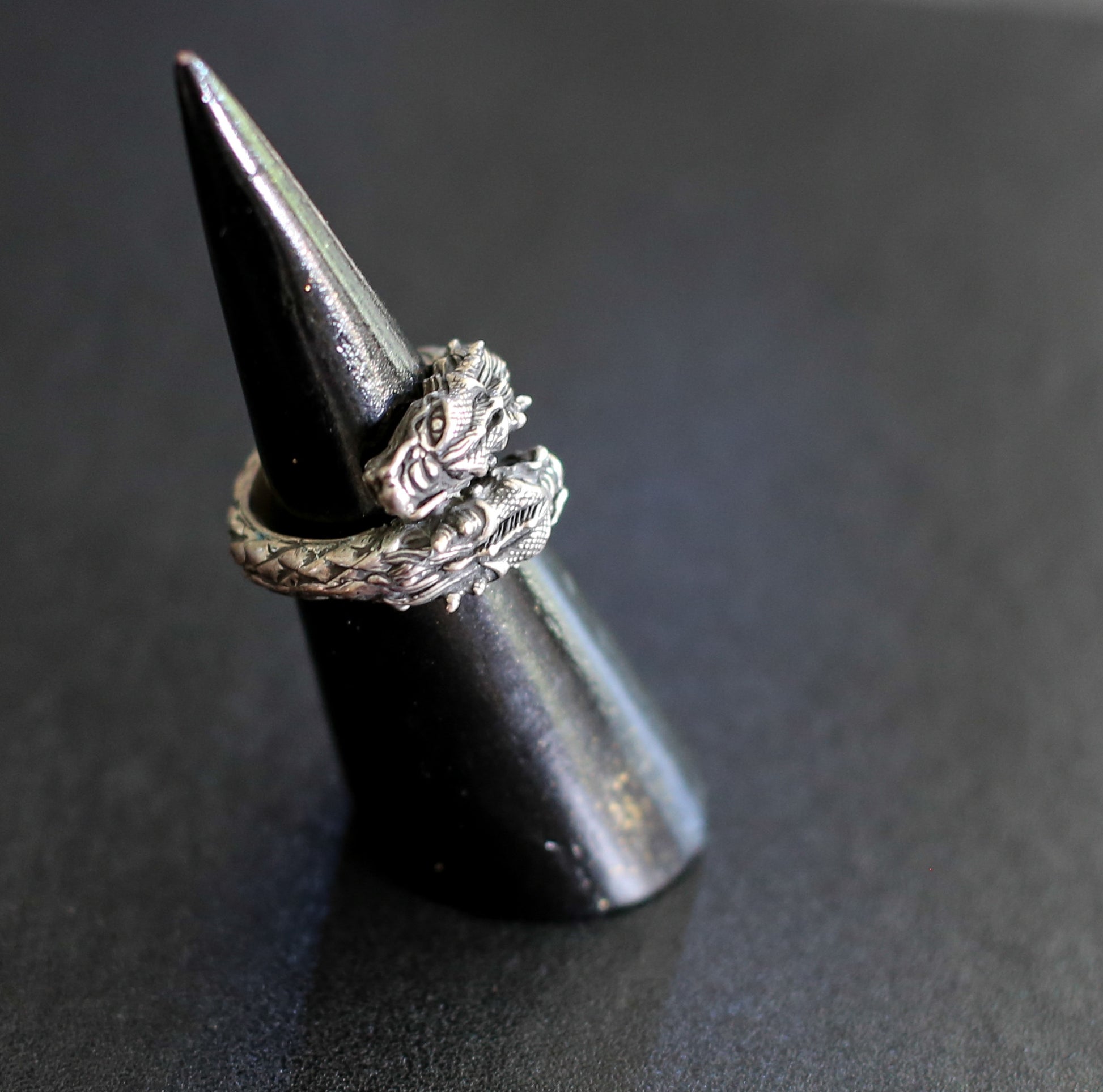 2 Headed Dragon Ring
