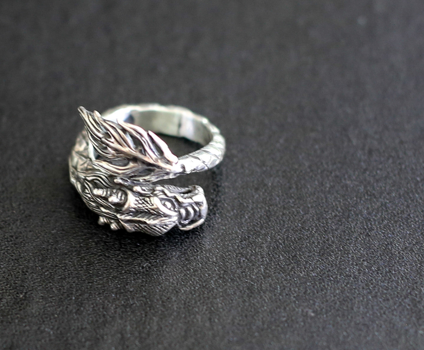 Dragon Ring with Tail
