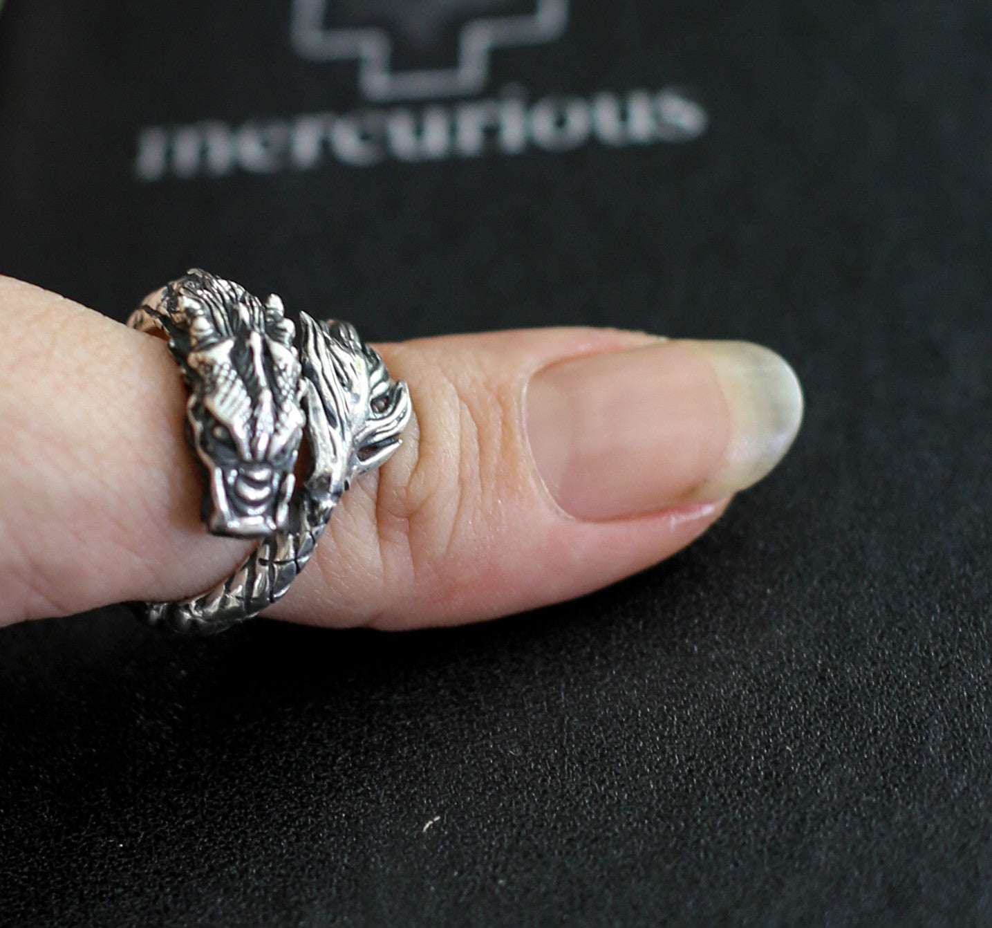 Dragon Ring with Tail