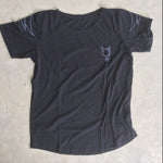 Matt Black T-Shirt with Mercurious Symbol
