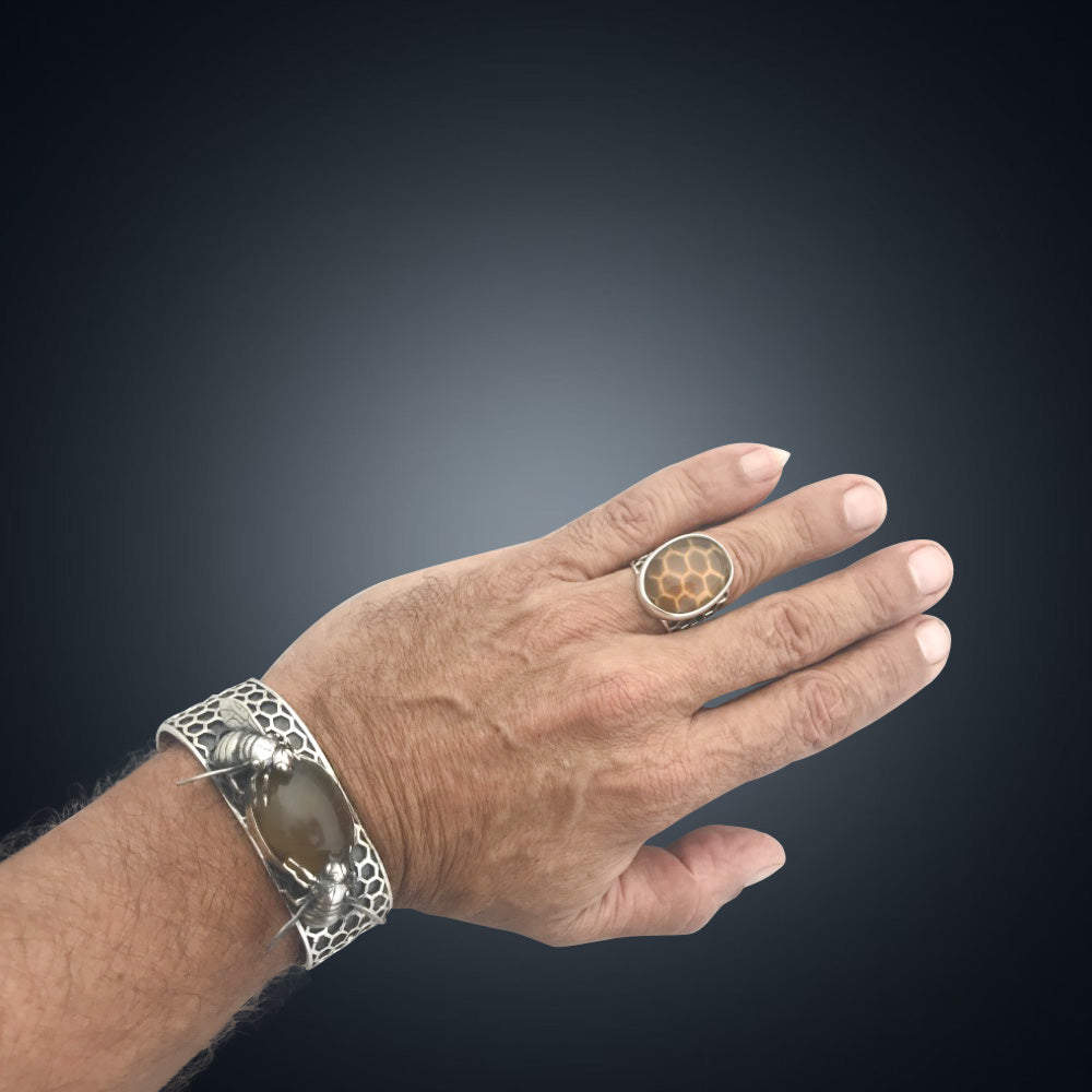 honeycomb ring