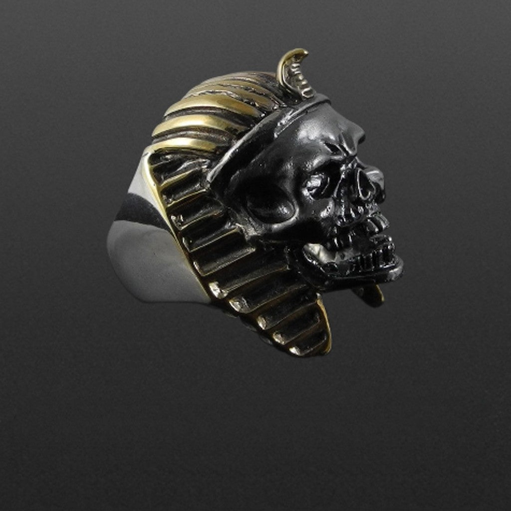 Pharaoh Skull Ring