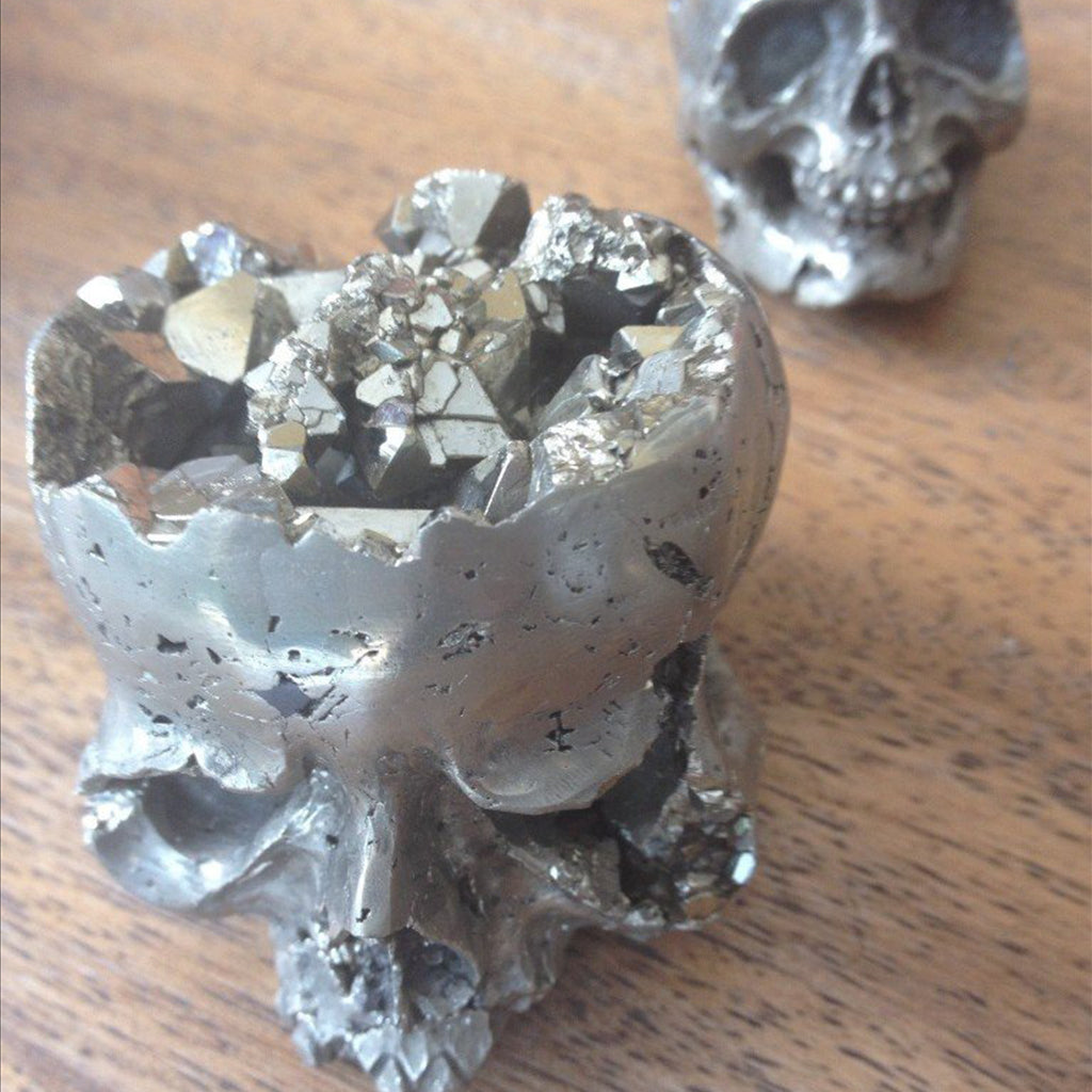 PYRITE SKULL