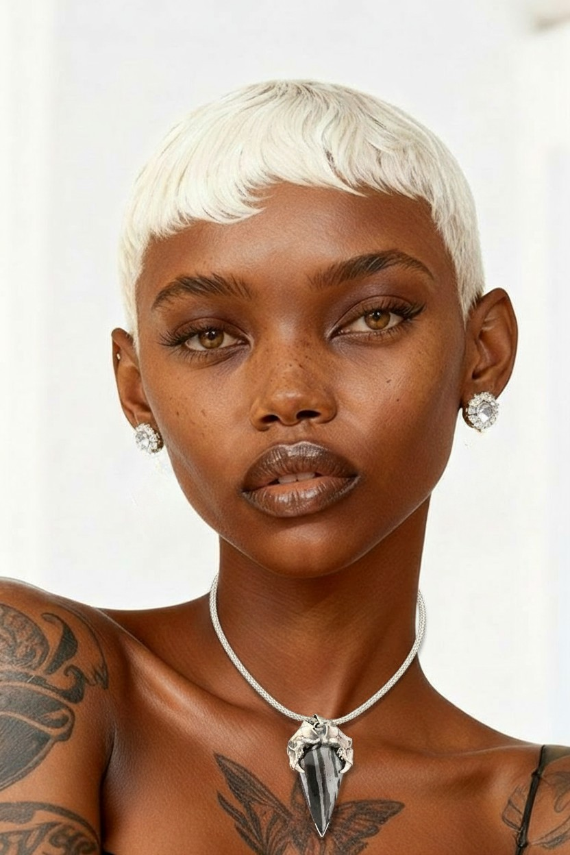 VULTURE DOUBLE SKULL PENDANT