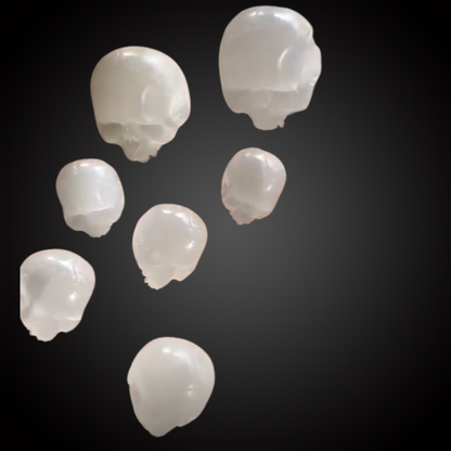 SELENITE SKULL