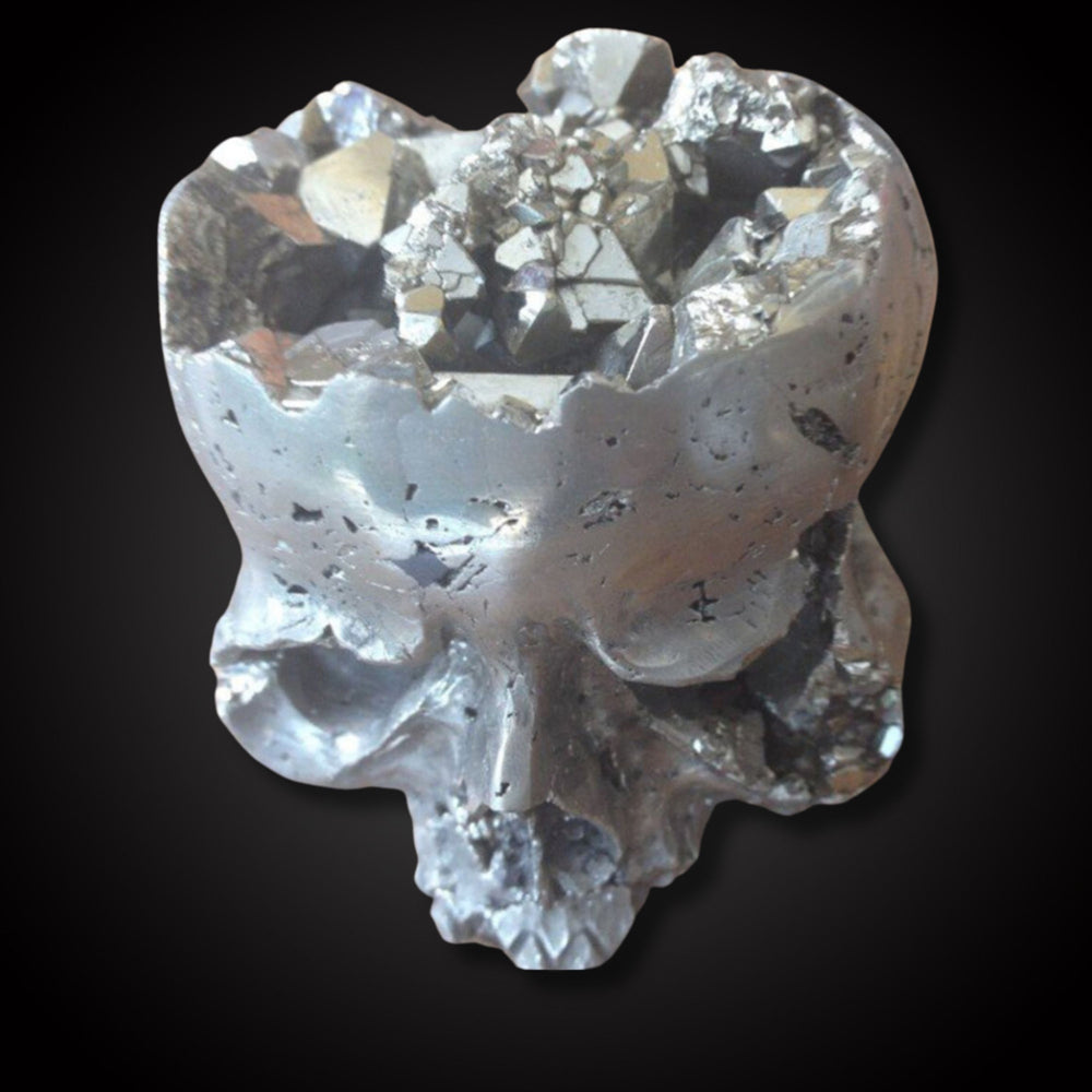 Pyrite Skull