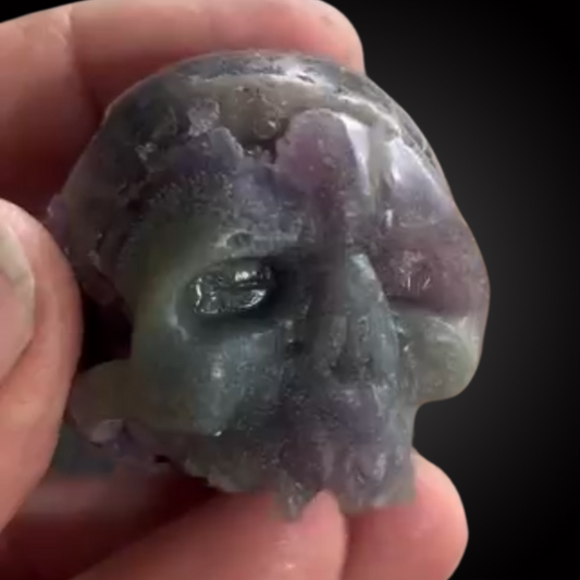 GRAPE AGATE SKULL