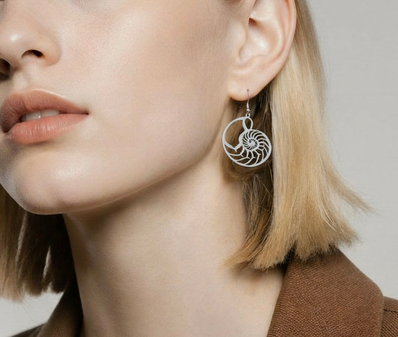 AMMONITE EARRINGS