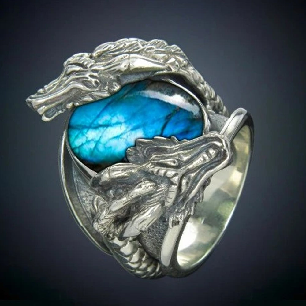 
                      
                        Labradorite-mens dragon ring
                      
                    