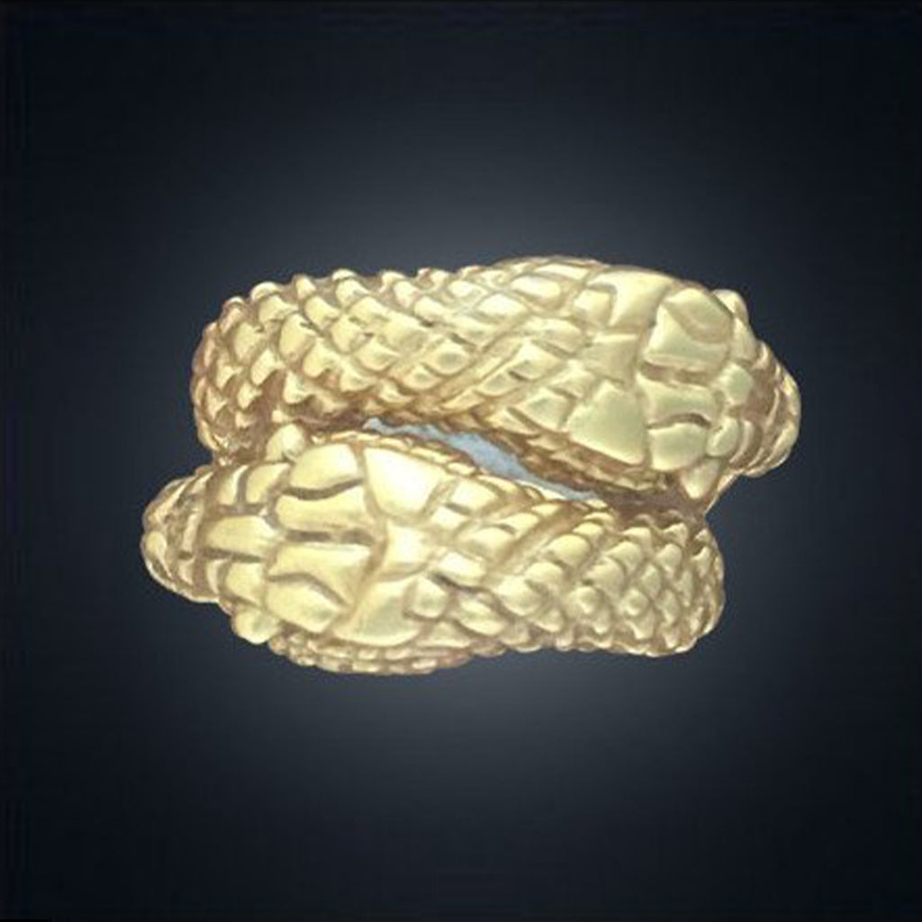 Two Snake Rings Two Headed Snake Ring : Mercurious Designs – Mercurious Designs LLC
