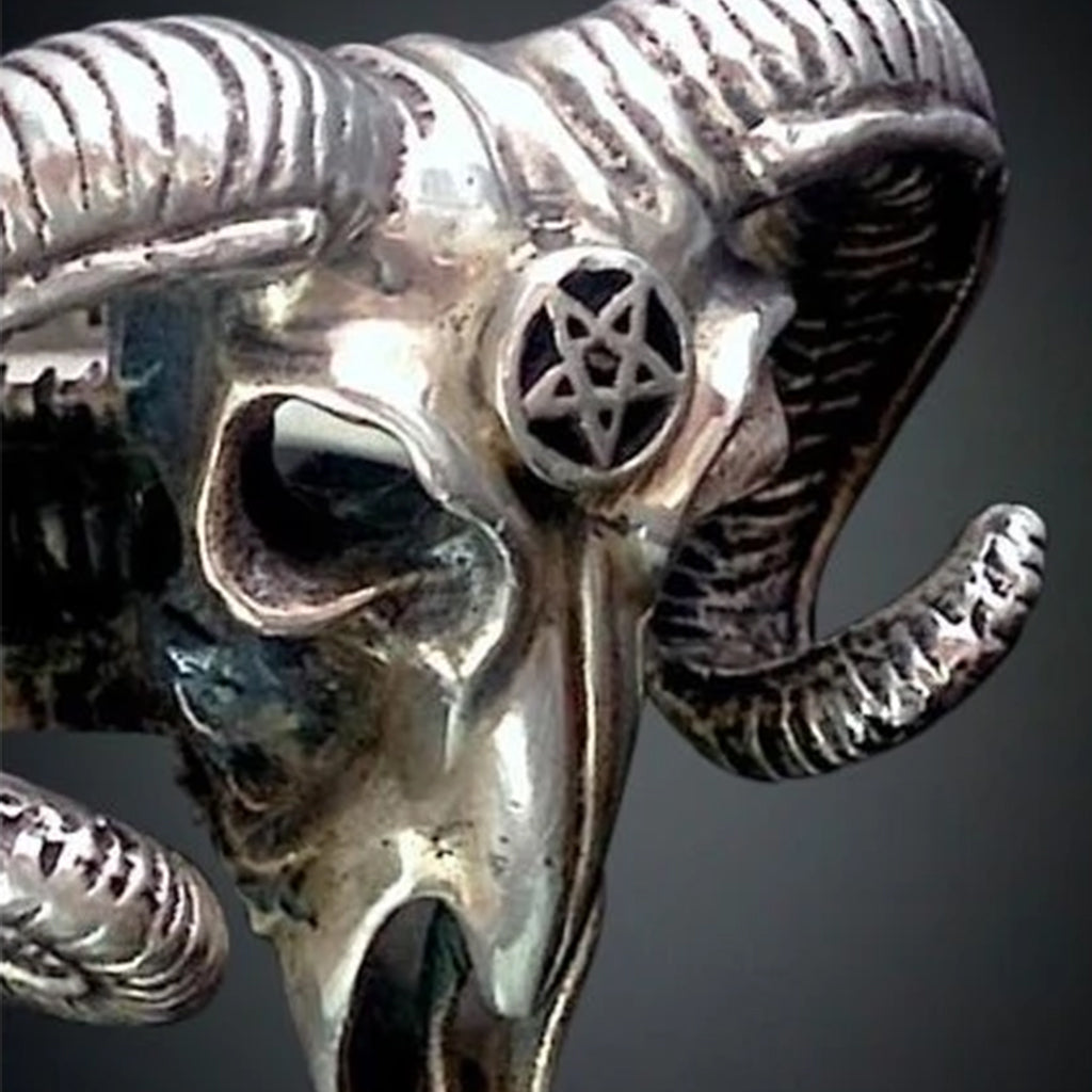 Ram Skull Ring