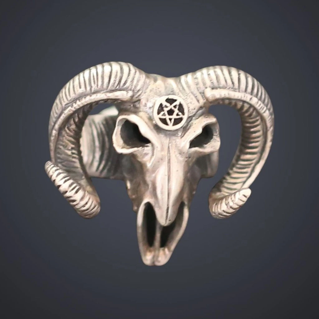 Ram Skull Ring