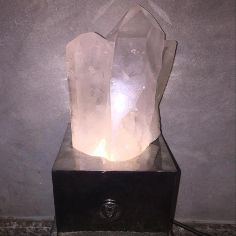 CRYSTAL LAMP STAINLESS 1