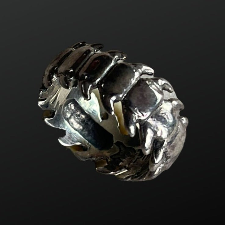 Centipede Ring Silver