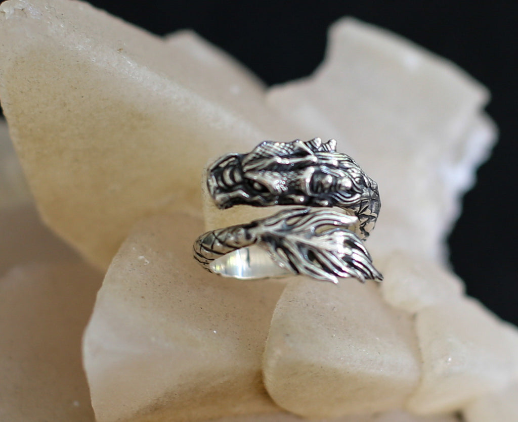 Dragon Ring with Tail