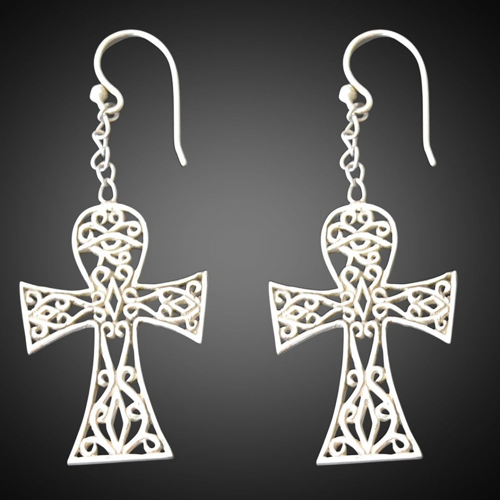 Ankh Earrings