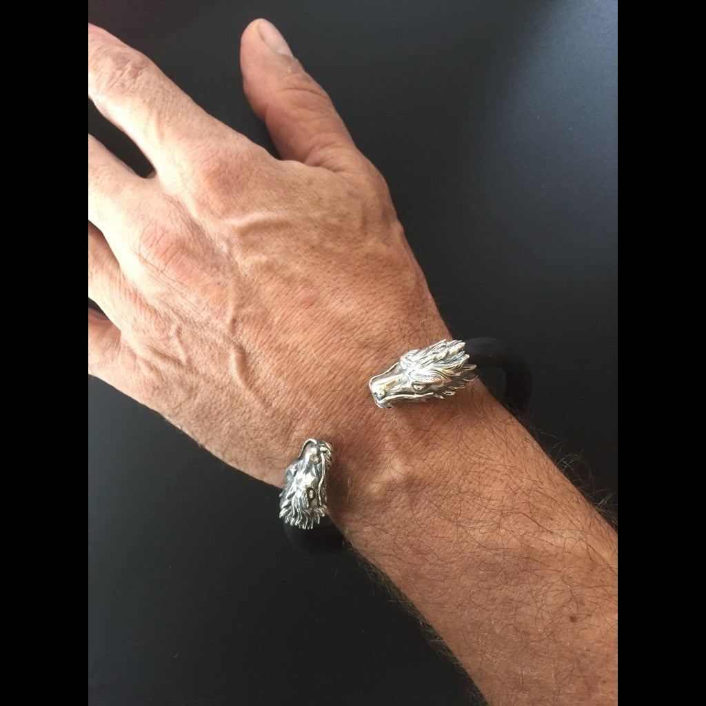 dragon cuff silver jewelry