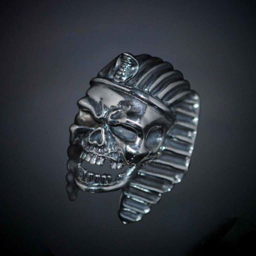 Pharaoh Skull Ring