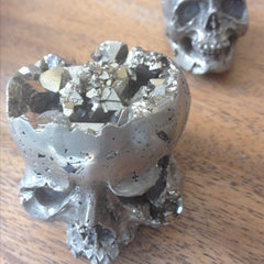 PYRITE SKULL