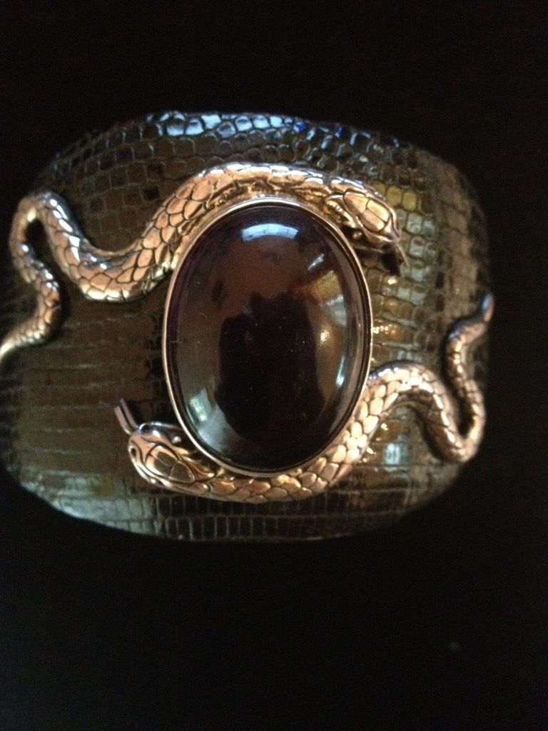Snake Leather Bracelet