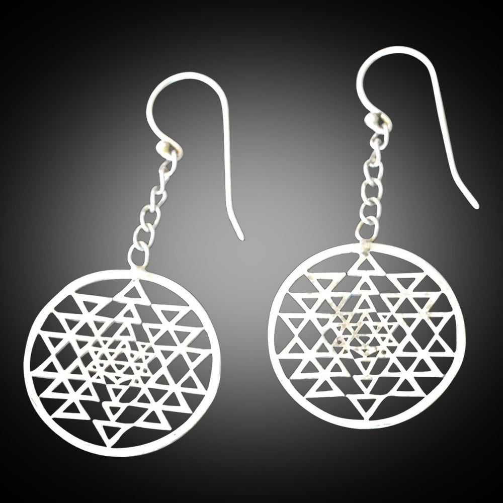 Sri Yantra Earrings