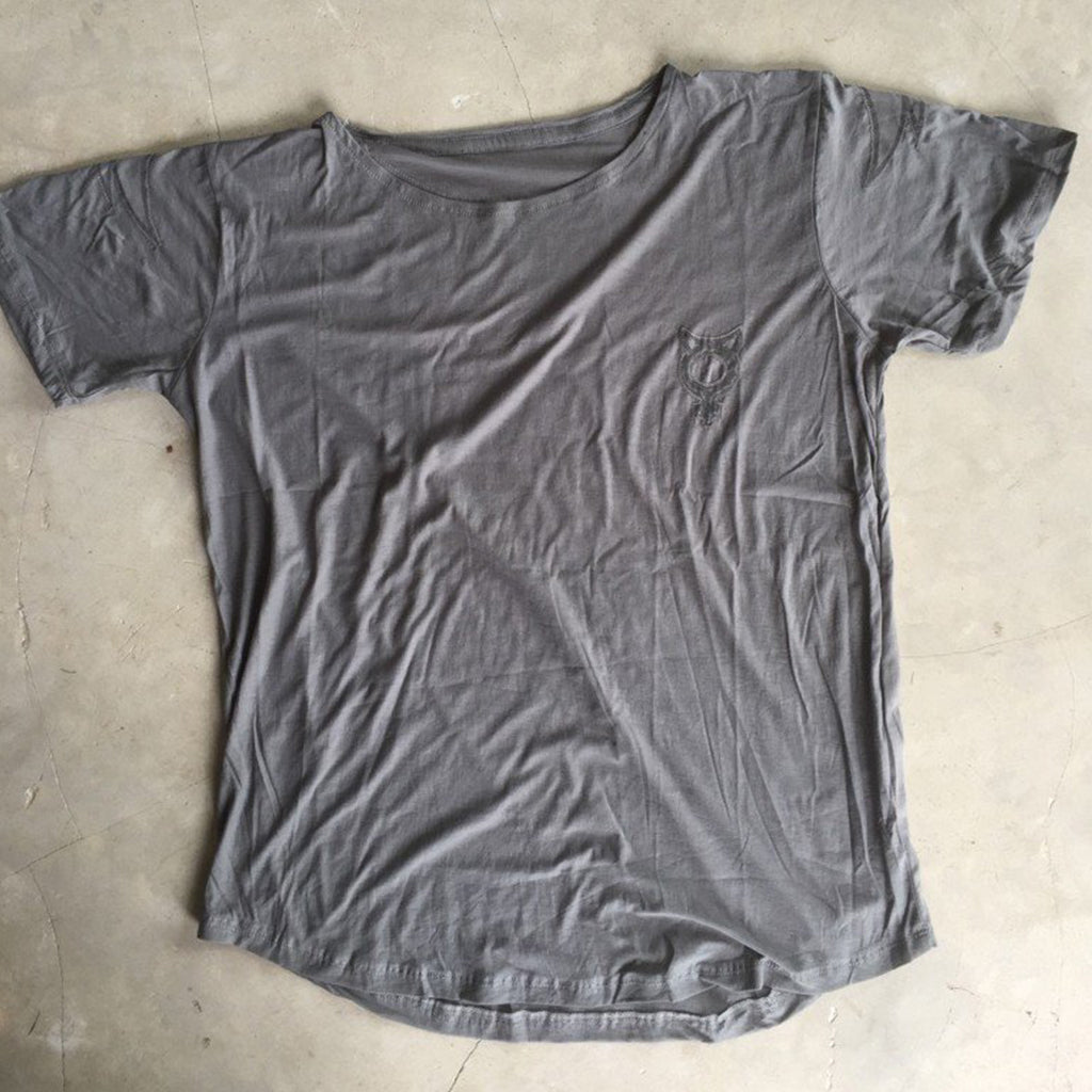 Light Gray T-Shirt with Mercurious Symbol