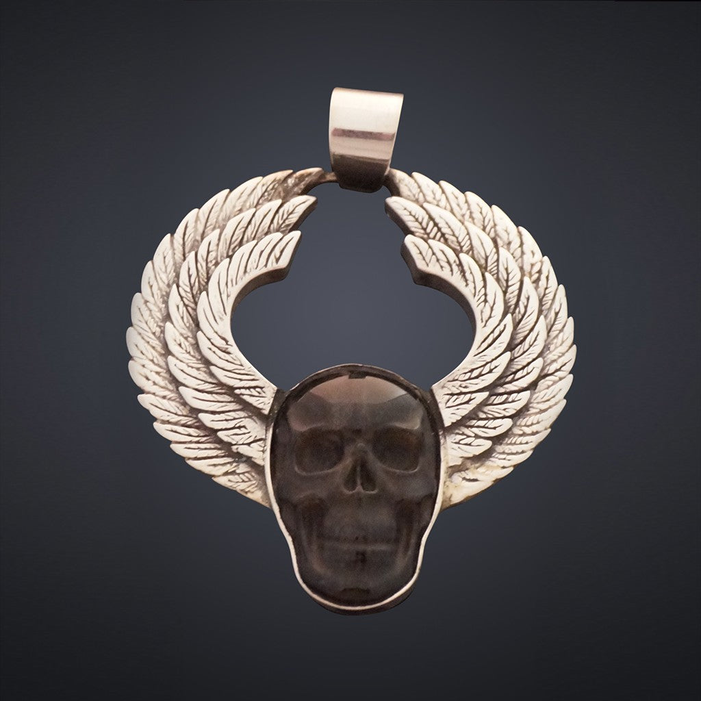 Winged Skull Pendant