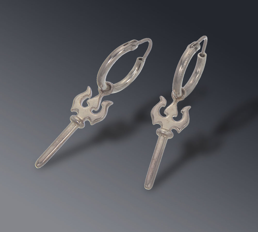 Trident earrings