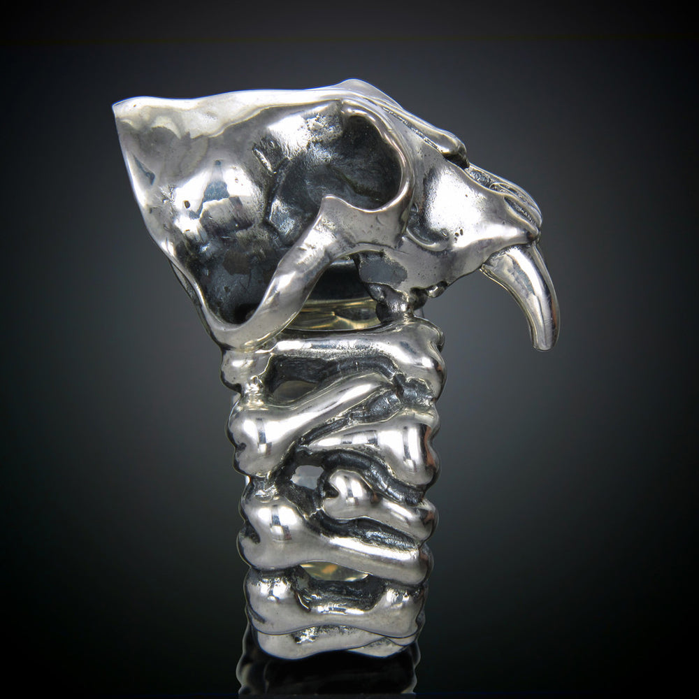Sabre Tooth Bone Ring