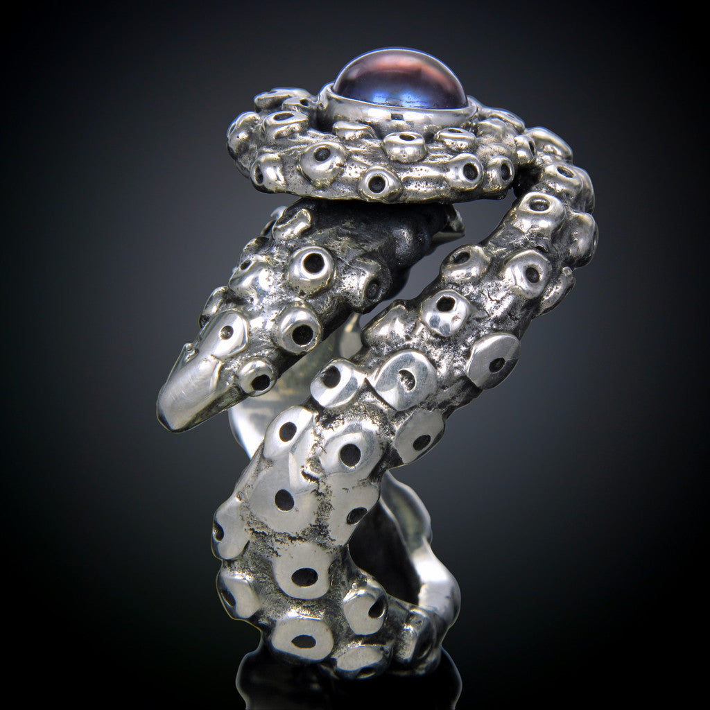 Tentacle Stoned Ring