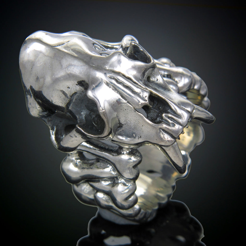Sabre Tooth Bone Ring