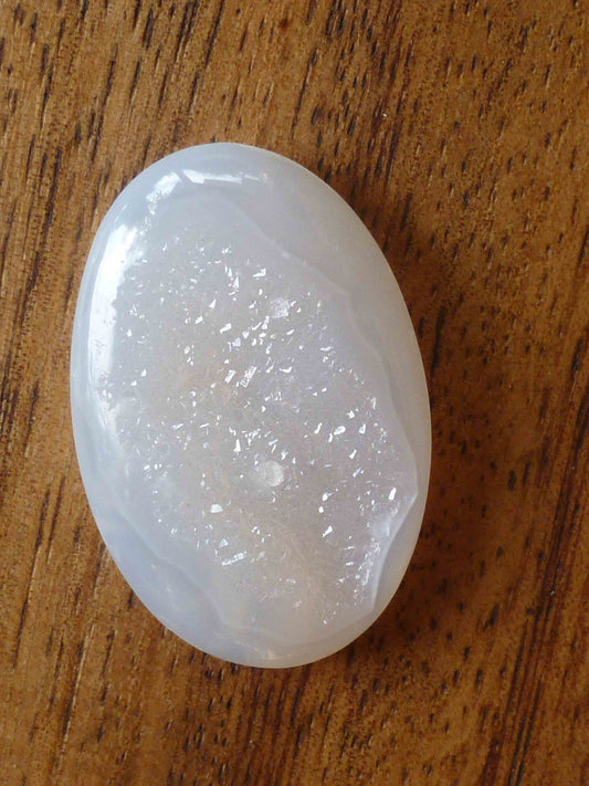 Natural agate drusy cabuchons