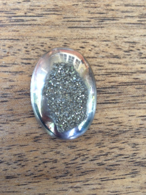 
                      
                        Metal coated agate drusy cabuchons
                      
                    
